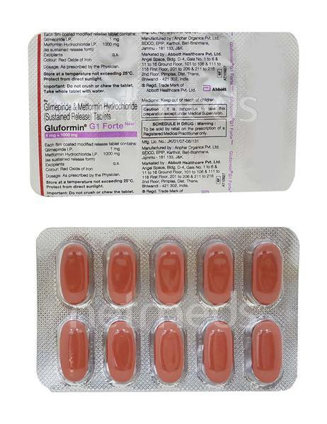 Gluformin G1 Forte New Tablet 10'S