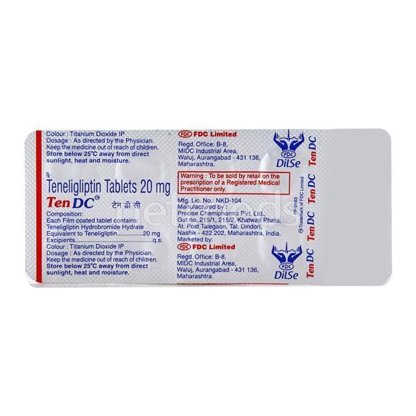 Tendc 20mg Tablet 10'S