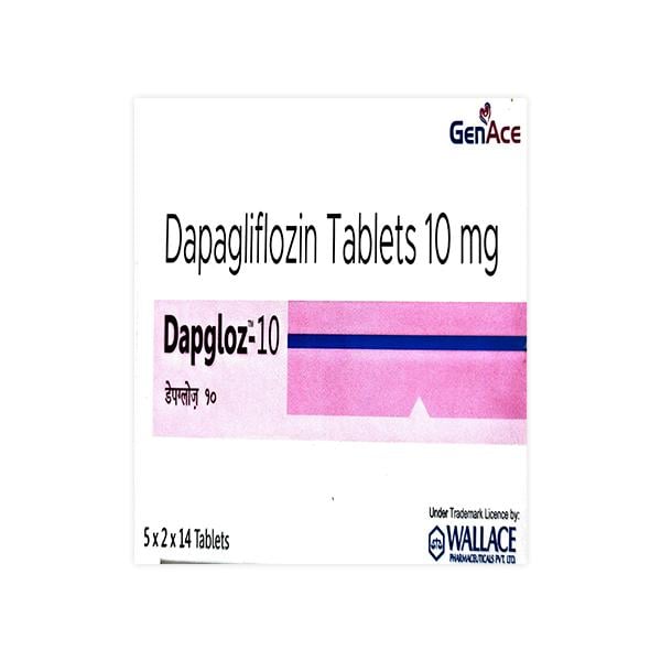 DAPGLOZ 10 Tablet 14's