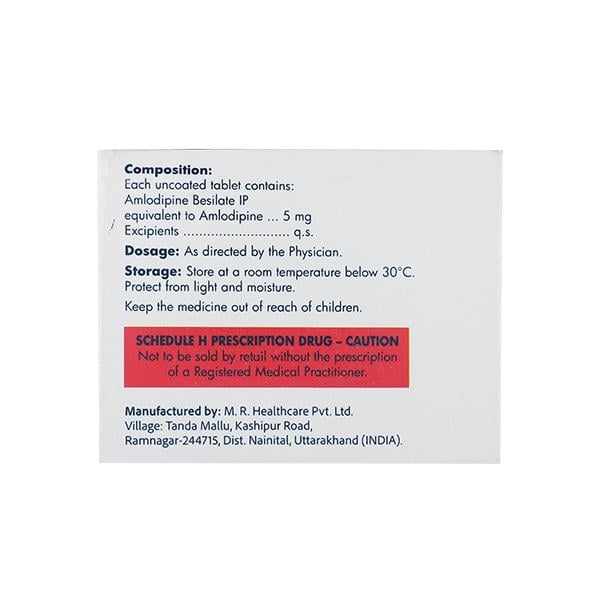 AMLOVEL 5mg Tablet 10's
