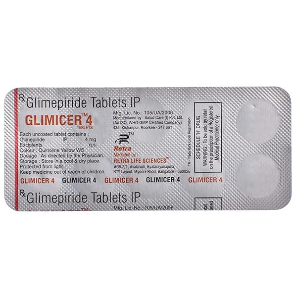 GLIMICER 4 Tablet 10's