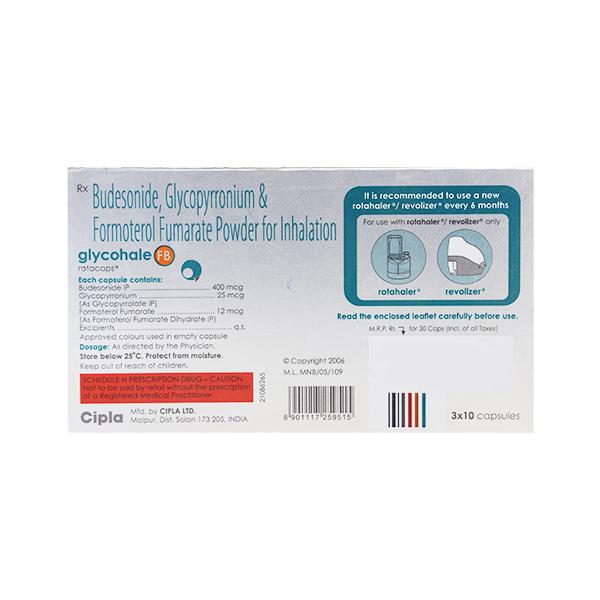 GLYCOHALE FB Rotacap 3x10's (N)