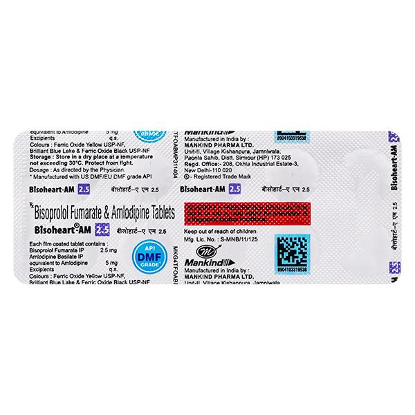 Bisoheart AM 2.5mg Tablet 10'S