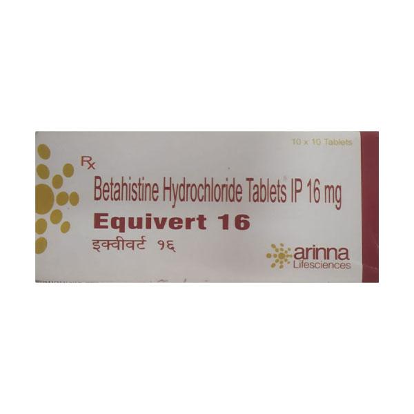EQUIVERT 16mg Tablet 10's