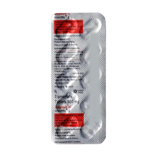 Styptovit E 500mg Tablet 10'S