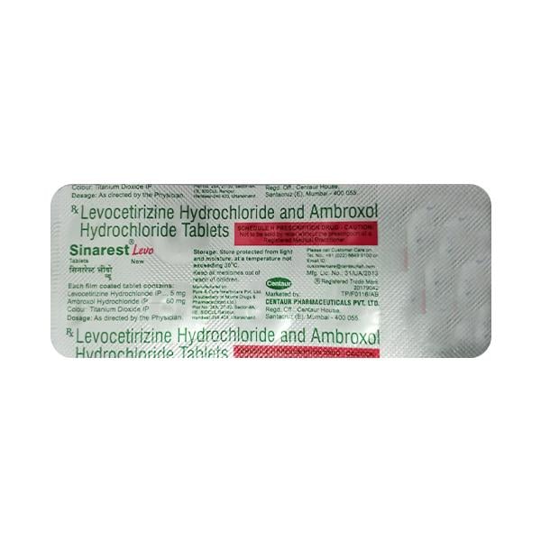 SINAREST LEVO NEW Tablet 10's