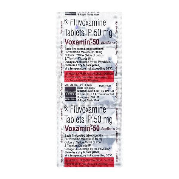 Voxamin 50mg Tablet 10'S