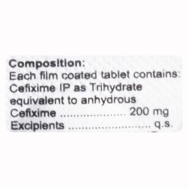 CEFSTRIP 200 Tablet 10's