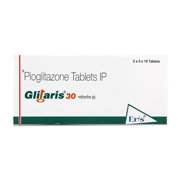Glitaris 30mg Tablet 10'S