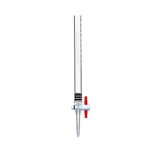 Aanij Burette Acrylic Graduated with PTFE Stopcock Graduation - Global Surgicals