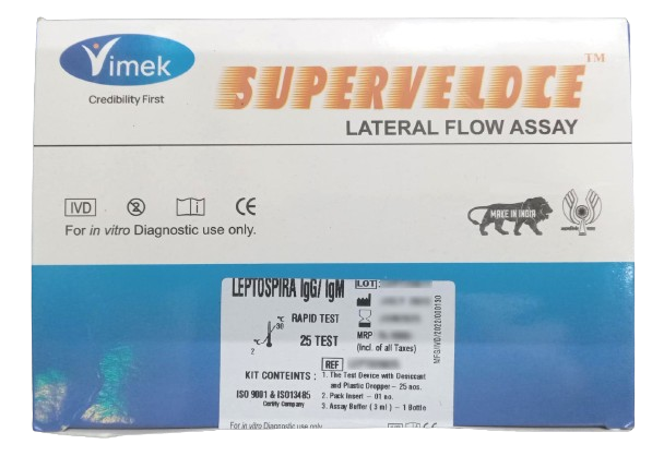 Vimek Leptospira IgG/IgM Rapid Card