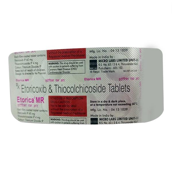 Etorica MR 60/4mg Tablet 10'S