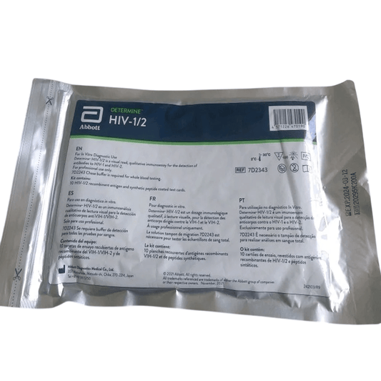 Abbott Determine HIV - 1/2 Rapid Card - Global Surgicals