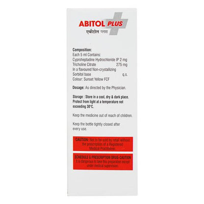 Abitol Plus Syrup 200ml - Global Surgicals