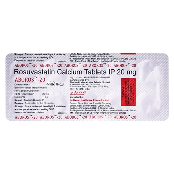 ABOROS 20 Tablet 10's - Global Surgicals