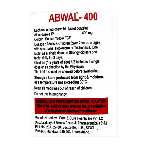 Abwal Tablet 1'S - Global Surgicals