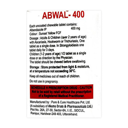 Abwal Tablet 1'S - Global Surgicals