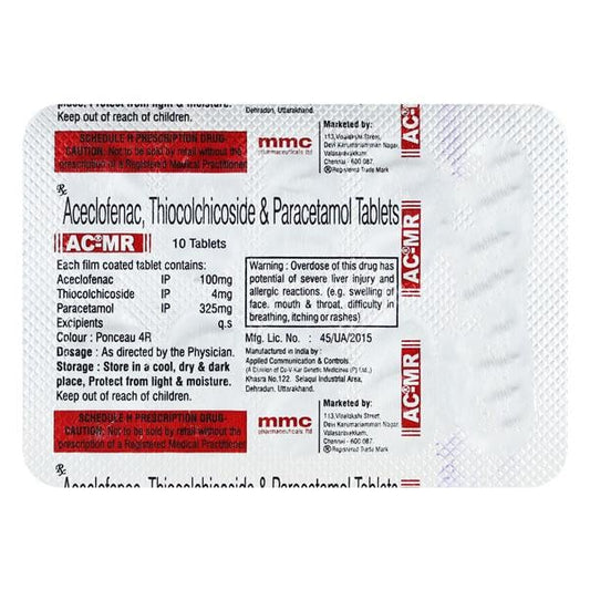 AC MR Tablet 10'S - Global Surgicals