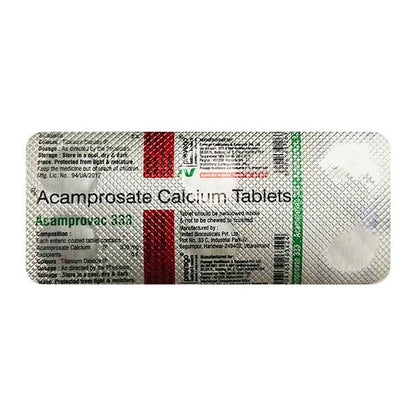 ACAMPROVAC 333 Tablet 6's - Global Surgicals
