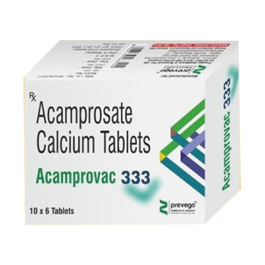 ACAMPROVAC 333 Tablet 6's - Global Surgicals