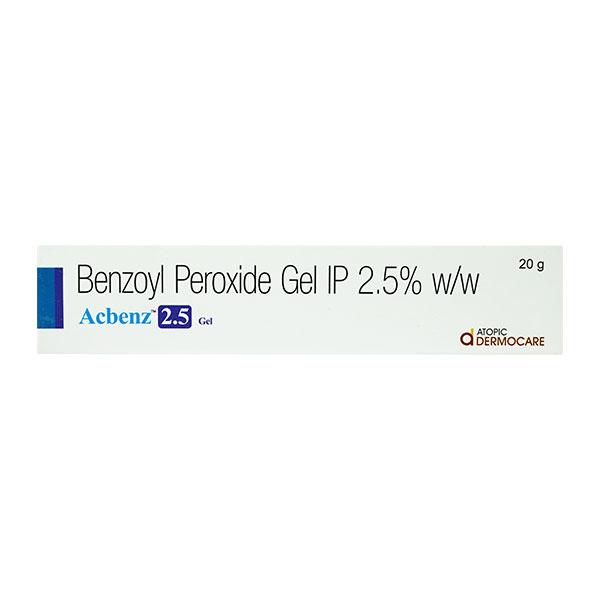ACBENZ 2.5 Gel 20gm - Global Surgicals