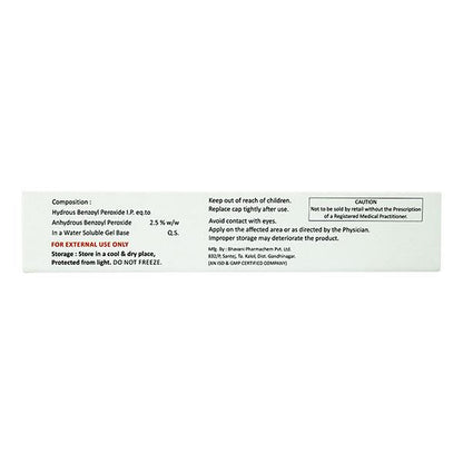 ACBENZ 2.5 Gel 20gm - Global Surgicals