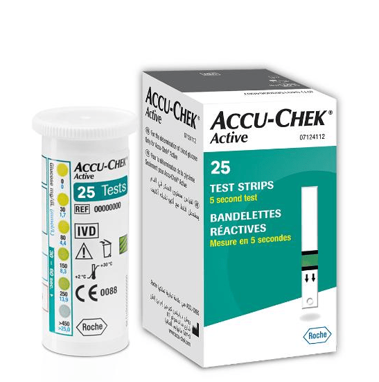 Accu - Chek Active Glucometer Strip - Global Surgicals