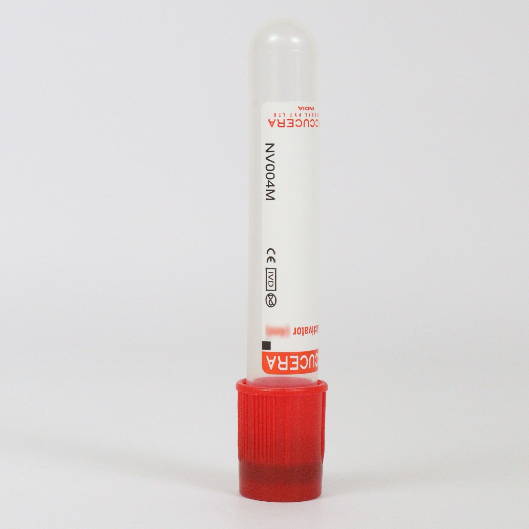Accucera Clot Activator Plain Blood Collection Tube - Global Surgicals