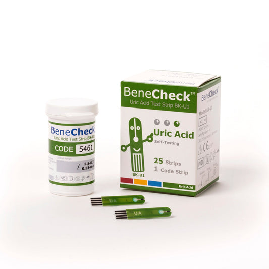 Accurex Bene Check Uric acid Strips - Global Surgicals