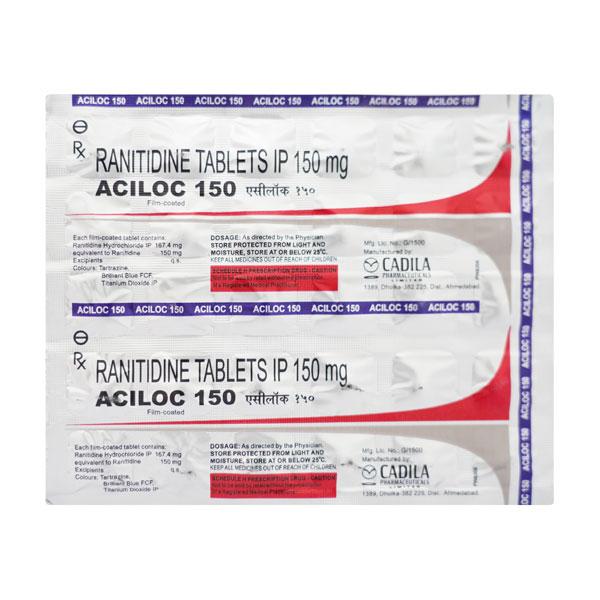 Aciloc 150mg Tablet 30'S - Global Surgicals