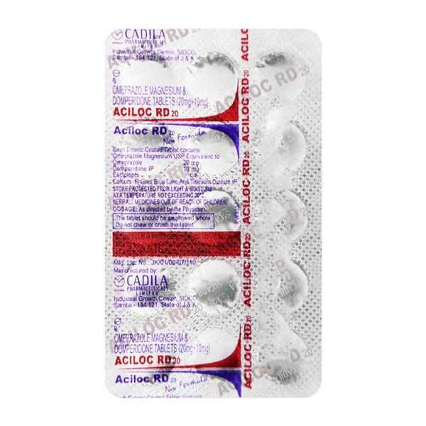 ACILOC RD 20 Tablet 15's - Global Surgicals