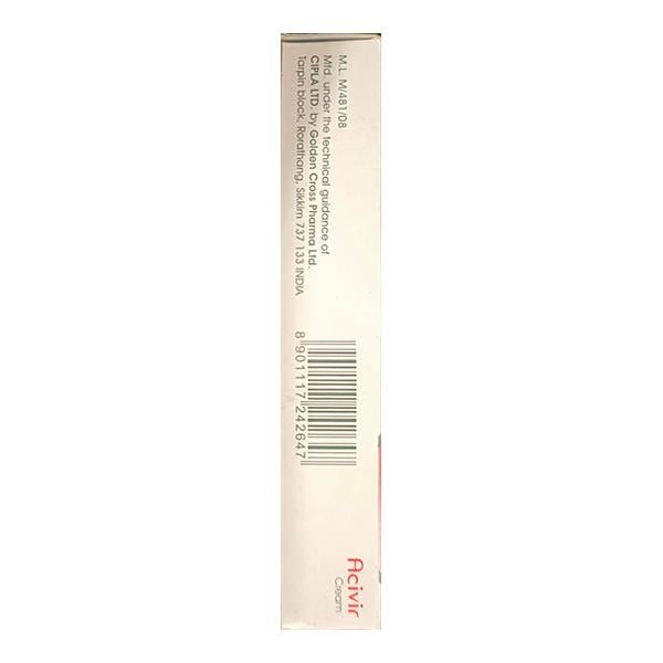 ACIVIR Cream 10gm - Global Surgicals