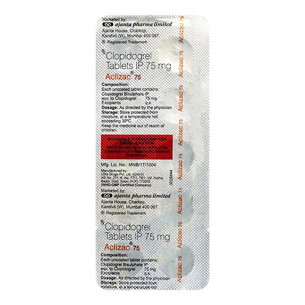 ACLIZAC 75mg Tablet 10's - Global Surgicals