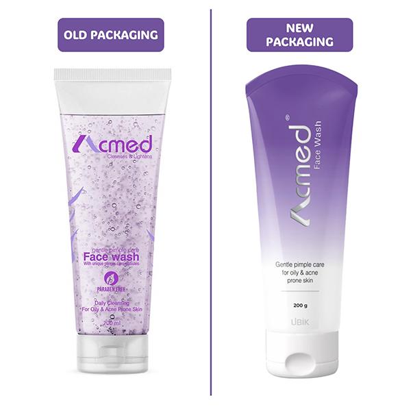 ACMED GENTLE PIMPLE CARE FOR OILY & ACNE PRONE SKIN Face Wash 200g - Global Surgicals