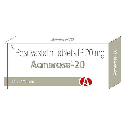 ACMEROSE 20 Tablet 10's - Global Surgicals