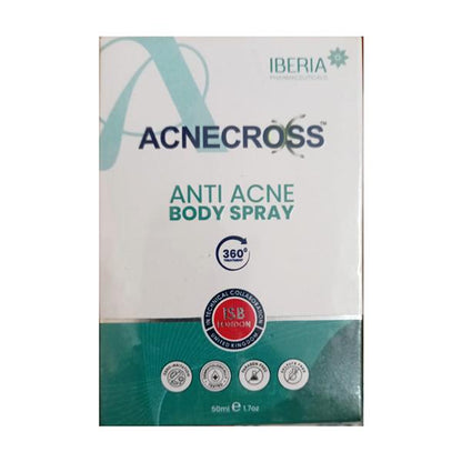 ACNECROSS ANTI ACNE BODY Spray 50ml - Global Surgicals