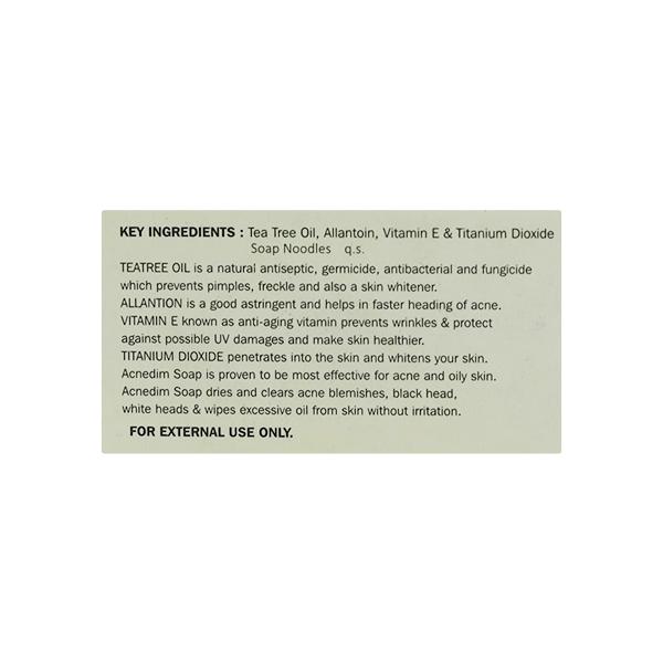 ACNEDIM ANTI ACNE Soap 75gm - Global Surgicals