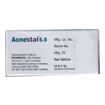 ACNESTAL 5.5 Syndet Bar 75gm - Global Surgicals