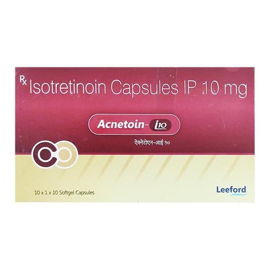 ACNETOIN I 10 Softgel Capsule 10's - Global Surgicals