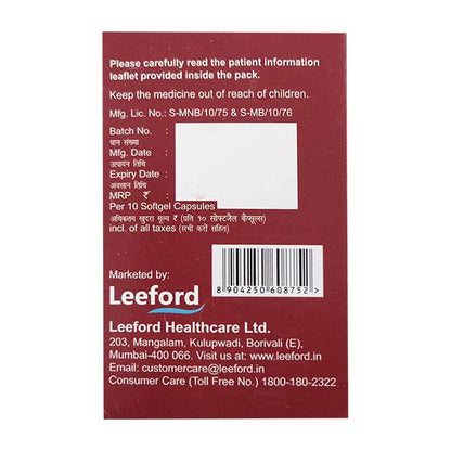 ACNETOIN I 10 Softgel Capsule 10's - Global Surgicals