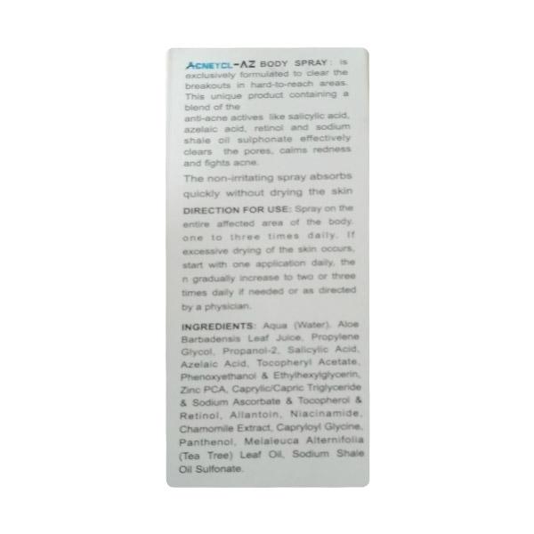 ACNEYCL AZ Spray 50ml - Global Surgicals