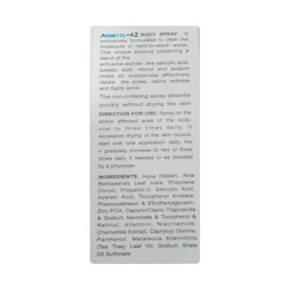 ACNEYCL AZ Spray 50ml - Global Surgicals