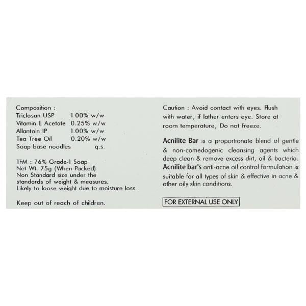 ACNILITE Bar 75gm - Global Surgicals