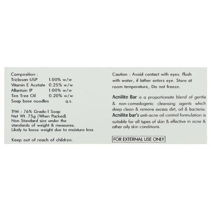 ACNILITE Bar 75gm - Global Surgicals