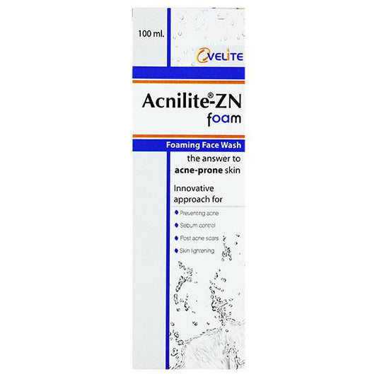 ACNILITE ZN FOAM Face Wash 100ml - Global Surgicals