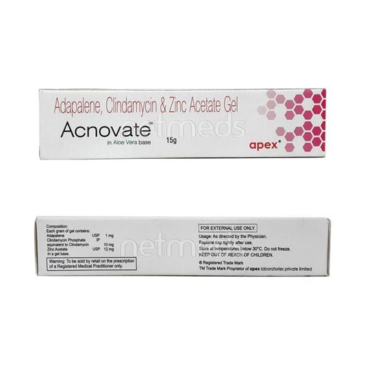 Acnovate Gel 15gm - Global Surgicals