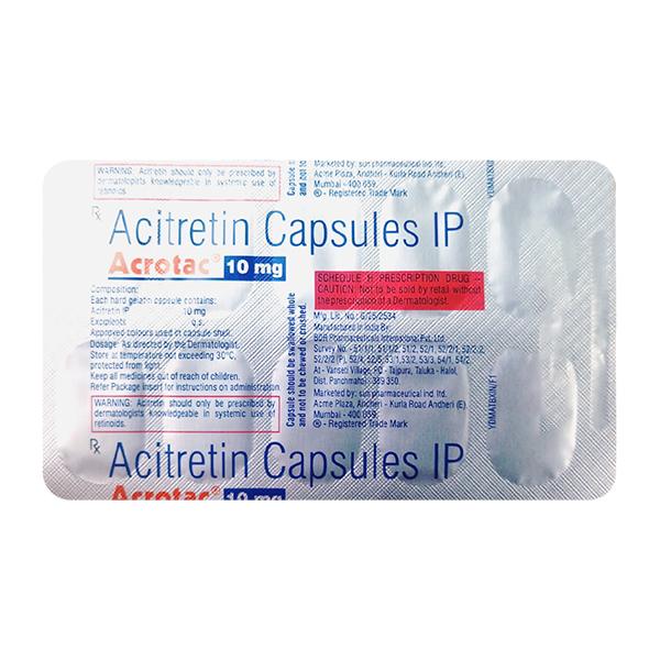Acrotac 10mg Capsule 10'S - Global Surgicals