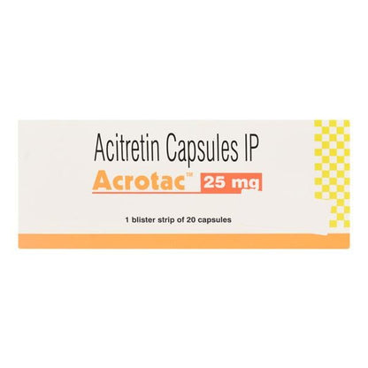 Acrotac 25mg Capsule 20'S - Global Surgicals