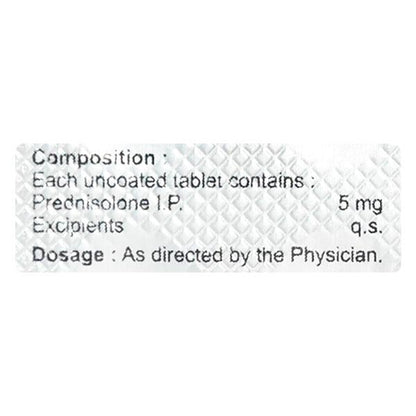 Acticort 5mg Tablet 10'S - Global Surgicals