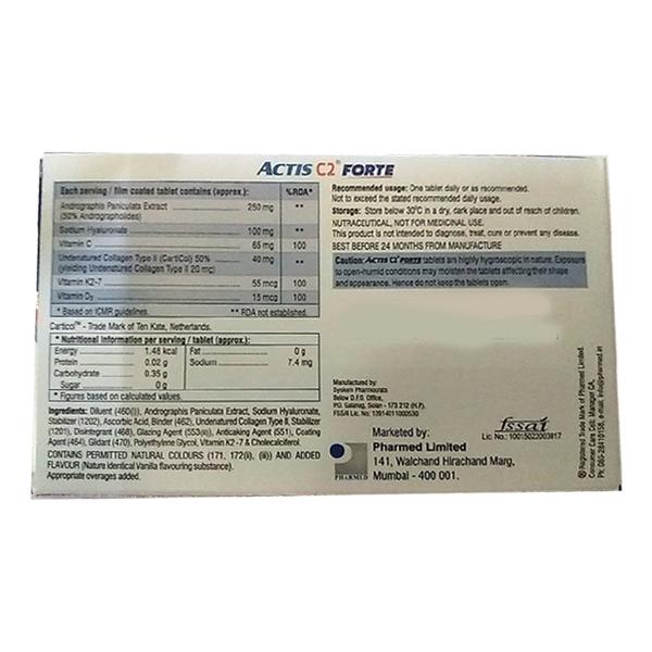 ACTIS C2 FORTE Tablet 10's - Global Surgicals